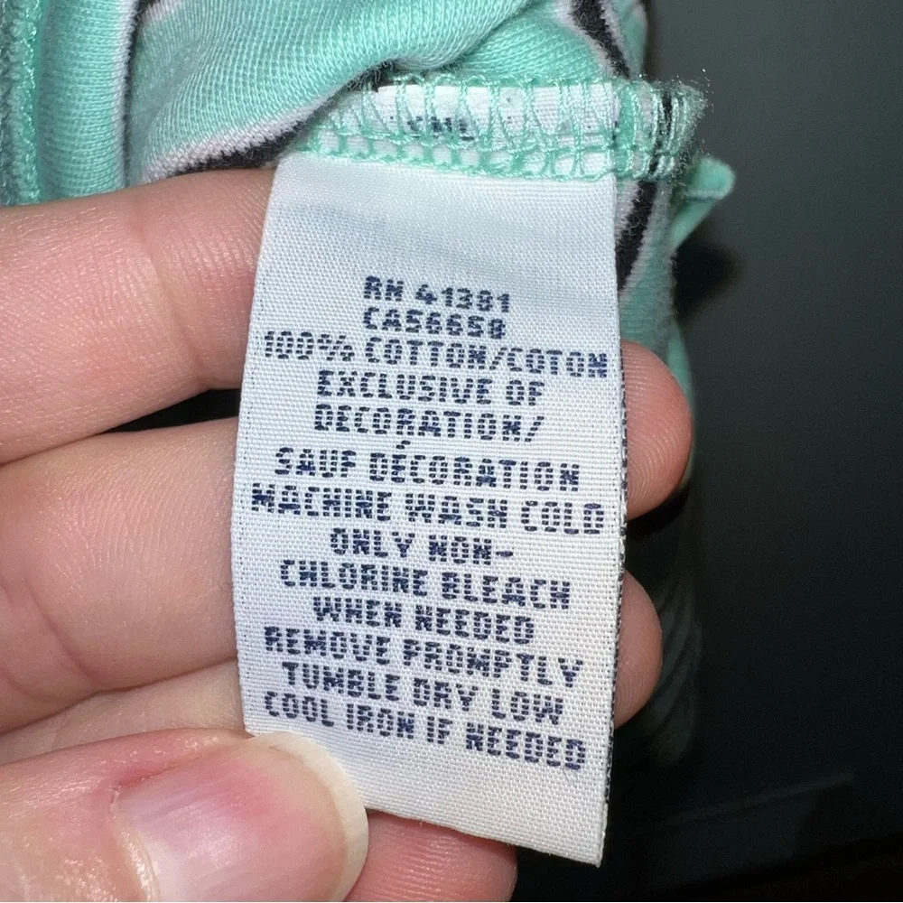 Polo Ralph Lauren Mint Green Striped Short Sleeve Polo Shirt Size Large